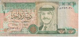 BILLETE DE JORDANIA DE 1 DINAR DEL AÑO 1992 (BANKNOTE) - Jordanien