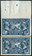 ** N°245d 1F50 Outremer, Paire Dont 1ex Non Dentelé Accidentel, RARE - TB - Other & Unclassified