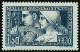 ** N°252c 1F50 + 8F50 Bleu-vert, Type I - TB - Altri & Non Classificati