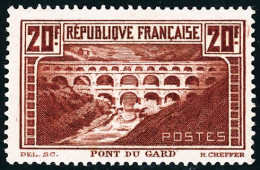 * N°262 20F Pont Du Gard, Infime Trace - TB - Autres & Non Classés