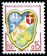 ** N°1232 15c Polychrome, Couleur Quasi Absente Au Niveau Du Blason, Belle Variété D'impression - TB - Altri & Non Classificati