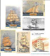 CN24 - CHROMOS DIVERS - GRANDS VOILIERS - MERCATOR - RED JACKET - AMERICA - LIGHTNING - Andere & Zonder Classificatie