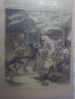 Le Petit Journal 43 Général Davout Duc D'Auerstaëdt Incendie Ménagerie Salvator Montceau Les Mines Chanson Les 3 Hussard - Revistas - Antes 1900