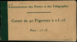 ** N°137-C1 Carnet 5c Camée - TB - Otros & Sin Clasificación