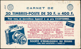 ** N°1011B-C39 Carnet 20F Muller Satam-Aguie-Satam-AQGVIE Série 9-57 - TB - Andere & Zonder Classificatie