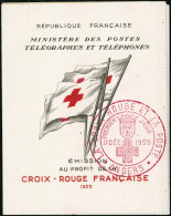 Obl. N°2004 Le Carnet Croix-rouge 55 Obl 17/12/55 - TB - Croce Rossa