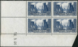 ** N°261 10F Bleu, Bloc De 4 CD 13/5/36 - TB - Altri & Non Classificati