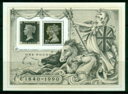 GREAT BRITAIN 1990 Mi BL 6** 150th Anniversary Of One Penny Black [L3460] - Philatelic Exhibitions