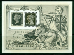 GREAT BRITAIN 1990 Mi BL 6** 150th Anniversary Of One Penny Black [L3460] - Expositions Philatéliques