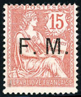 ** N°2 15c Vermillon - TB - Francobolli  Di Franchigia Militare