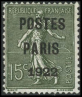 Obl. N°31 15c Vert-olive - TB - Autres & Non Classés