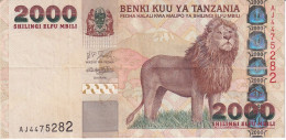 BILLETE DE TANZANIA DE 2000 SHILINGI DEL AÑO 2003 (BANKNOTE) - Tanzania