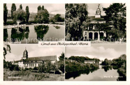 73706754 Philippsthal Schwimmbad Schlosskirche Werra M. Centrale Schloss Philipp - Altri & Non Classificati