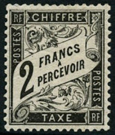 ** N°23 2F Noir, Plusieurs Signatures Au Verso, RARE  - TB - Autres & Non Classés