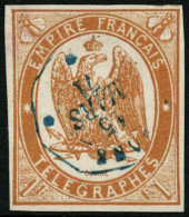 Obl. N°3 1F Orange - TB - Telegraaf-en Telefoonzegels