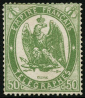 ** N°6 50c Vert - TB - Télégraphes Et Téléphones