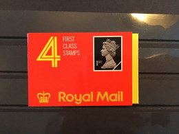 GB 1989 4 1st Class Stamps Barcode Booklet £0.80 MNH SG HB2 - Cuadernillos