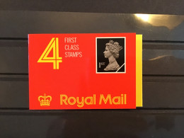 GB 1989 4 1st Class Stamps Barcode Booklet £0.80 MNH SG HB2 - Markenheftchen