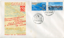 Sahara 1967. Edifil 260-61 FDC. - Spanische Sahara