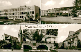 73706650 Hattersheim Main Schule Sarotti AG Kath Kirche Schwarzbachbruecke Mit H - Hattersheim