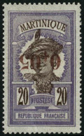 ** N°106 5c S/20c Violet, Surcharge Renversée - TB - Otros & Sin Clasificación