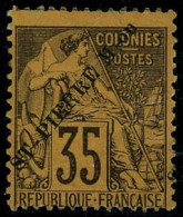 ** N°27 35c Violet Noir S/jaune, RARE - TB - Other & Unclassified