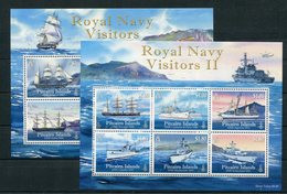 Pitcairn - Block Nr. 54 Und 56 - "Schiffe Der Royal Navy" ** / MNH (aus Dem Jahr 2009 Und 2010) - Pitcairn