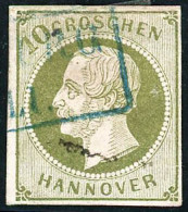 Obl. N°21 10g Vert-gris - TB - Hannover