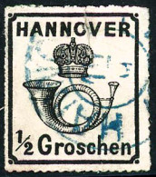 Obl. N°23 1/2g Noir - TB - Hanovre