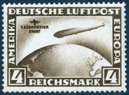 ** N°39 4m Sépia - TB - Airmail & Zeppelin