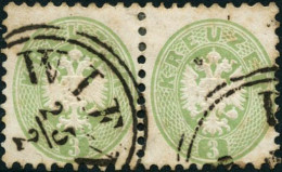Obl. N°23 3K Vert, Paire - TB - Other & Unclassified