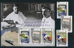 Pitcairn - Block Nr. 62 Und Mi.Nr. 873 / 875 - "Nordhoff Und Hall" ** / MNH (aus Dem Jahr 2013) - Pitcairninsel