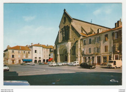 40 St SEVER L'Eglise Boulangerie Coiffeur Renault 4L Camionnette R16 Estafette DAF Peugeot 404 Citroën DS Ami 6 En 1975 - Saint Sever