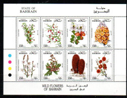 BAHRAIN - 1993- Wild Flowers Sheetlet Of 8 MNH, Sg £15 - Bahrein (1965-...)