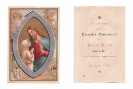 Aire, 08, 1re Communion De Jeanne Dupin, 1886, Chapelle Des Dames Ursulines, éd. L. Boulet - Imágenes Religiosas