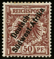 * N°6 50pf Rouge - TB - German South West Africa