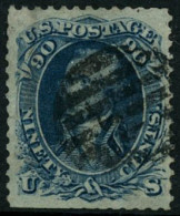 Obl. N°26 90c Bleu, Court En Bas - B - Other & Unclassified