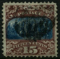 Obl. N°35a 15c Brun-rouge Et Bleu, Type II - TB - Andere & Zonder Classificatie