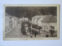 Romania-Câmpeni(Alba):Rue Principale,boutique C.pos.1928 Rare Timbre/Main Street,shop Post.mailed 1928 Rare Postmark - Romania