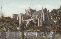 D37. Vintage Wrench Postcard. Ripon Cathedral And  Graveyard. - Andere & Zonder Classificatie