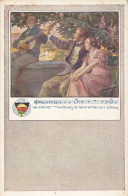 D23. Vintage German Postcard. Who Does Not Love Music And Singing - Musik Und Musikanten