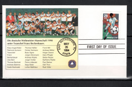 USA 1994 Football Soccer World Cup Commemorative Cover - 1994 – États-Unis