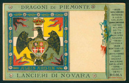 BF114 DRAGONI DI PIEMONTE LANCIERI DI NOVARA REGGIMENTALE - Regiments