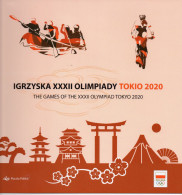 POLAND 2020 2021 POLISH POST OFFICE SPECIAL LIMITED EDITION FOLDER: XXXII SUMMER OLYMPIC GAMES TOKYO JAPAN OLYMPICS - Altri & Non Classificati