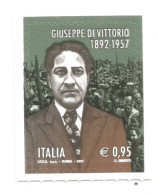 (REPUBBLICA ITALIANA) 2017, GIUSEPPE DI VITTORIO - Francobollo Nuovo MNH** - 2011-20: Ungebraucht