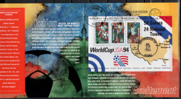 USA 1994 Football Soccer World Cup Commemorative Print - 1994 – Stati Uniti