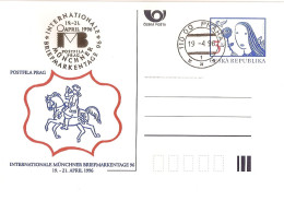 CDV A 12 Czech Republic München Internazionale Münchener Brifmarkentage1996 - Cartoline Postali