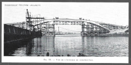 1958  --  PASSERELLE COLOGNE MULHEIM EN CONSTRUCTION . 4B040 - Ohne Zuordnung