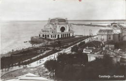 ROMANIA CONSTANTA - THE CASINO, BUILDINGS, ARCHITECTURE, PARK, PEOPLE, PIER, SEASIDE - Romania