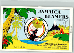 39809206 - Offizelle Clubkarte Jamaica Beamers Salamie M.V. Boodegem - Other & Unclassified